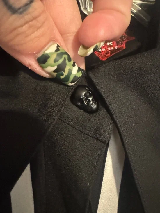 Killstar Black and White Vertical Stripe Maxi Dress - Picture 7 of 12